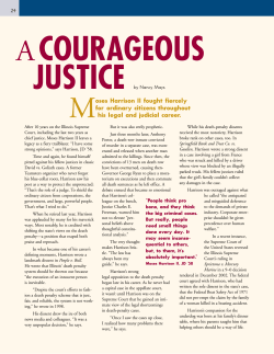 oses Harrison II fought fiercely for ordinary citizens throughout his