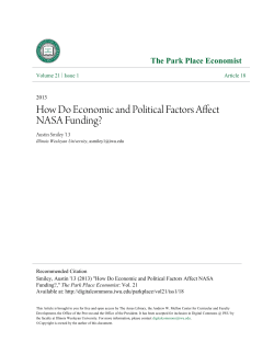 How Do Economic and Political Factors Affect NASA Funding?