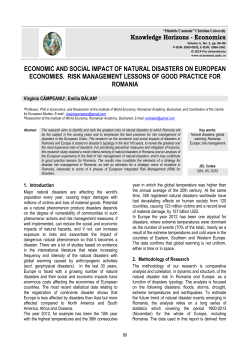 Knowledge Horizons - Economics ECONOMIC AND SOCIAL