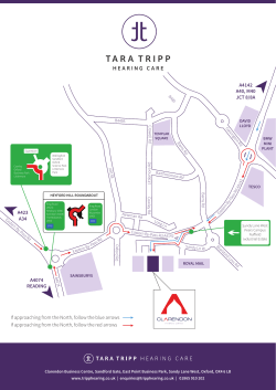 Map showing parking location