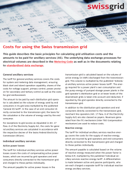 Factsheet Grid Usage