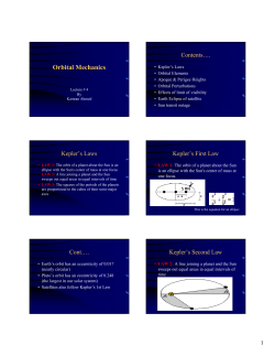 Orbital Mechanics