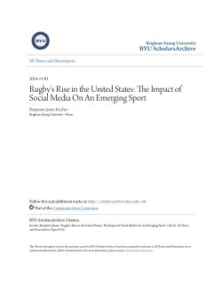 The Impact of Social Media On An Emerging Sport