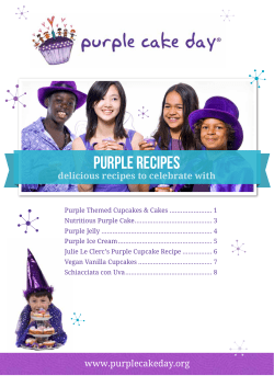 purple recipes - everydayhero NZ