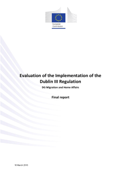 Evaluation of the Implementation of the Dublin III Regulation