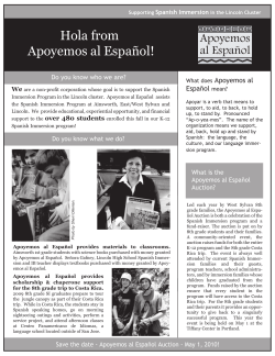 Hola from Apoyemos al Espa&ntilde;ol!