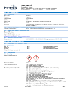 Isopropanol - Monument Chemical
