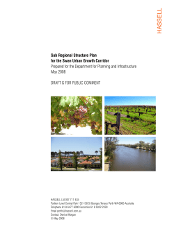 Swan Sub Regional Structure Plan
