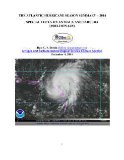 2014 - Antigua and Barbuda Meteorological Services
