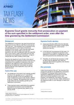 Supreme Court grants immunity from prosecution on