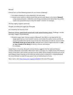 beowulf project - Trenton Catholic Academy