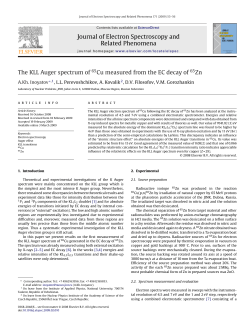 Journal of Electron Spectroscopy and Related