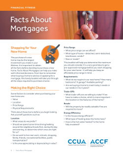 Facts About Mortgages - Catalyst Credit Union