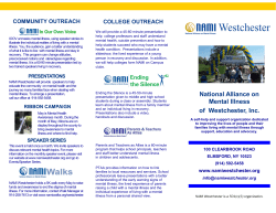 NAMI Westchester Brochure