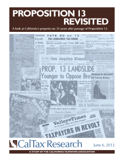 Research - California Taxpayers Association
