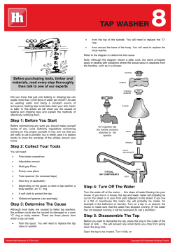 08 Tap Washer - Herbert Hall Hardware