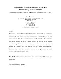 Performance Measurement and Best-Practice