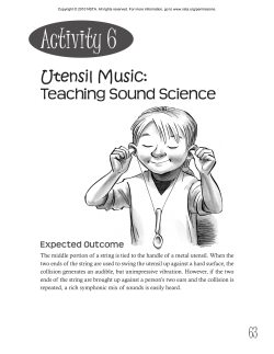 Teaching Sound Science - National Science Teachers Association
