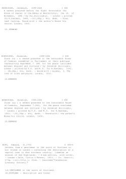 BURROUGHS, Jeremiah, 1599-1646 I 656 A sermon preached