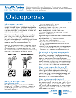 Osteoporosis