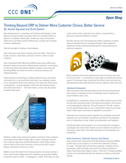 Open Shop Thinking Beyond DRP to Deliver More Customer Choice