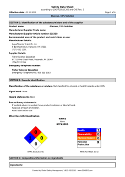 Safety Data Sheet - Fisher Scientific