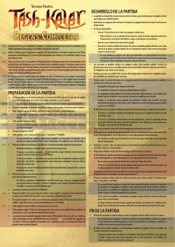 preparaci&oacute;n de la partida desarrollo de la partida fin de la partida