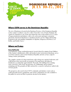 HS DR TRIP 2017 Packet