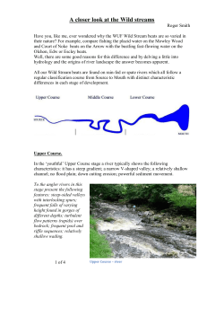 A Closer Look at the Wild Streams, by Roger Smith