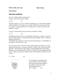 lecture note on fluid