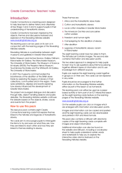 Introduction - Revealing Histories