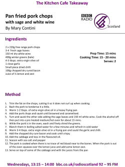 Pan fried pork chops