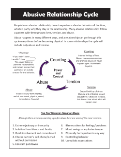Abusive Relationship Cycle - Catalyst Domestic Violence Services