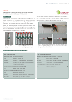 Salty Electrolyte Gels SuperVisc: Clear, high