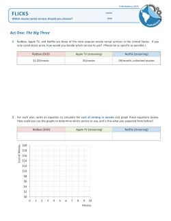 flicks - Amazon Web Services