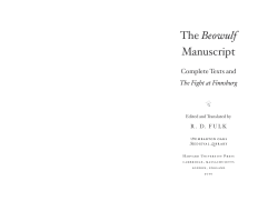 Beowulf - Harvard Magazine