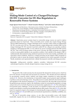 Sliding-Mode Control of a Charger/Discharger DC/DC Converter for