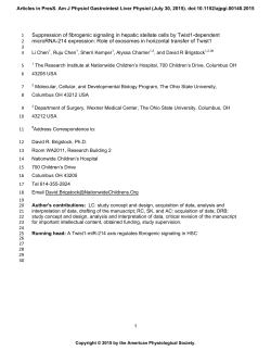 Suppression of fibrogenic signaling in hepatic stellate cells by