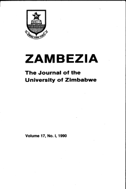 Dopcke,W. Zambezia Vol 17,no 1 (Essay Review).