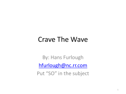 Crave The Wave