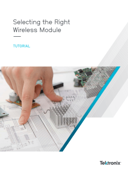 Selecting the Right Wireless Module