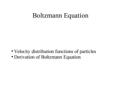 Boltzmann Equation - Purdue Engineering