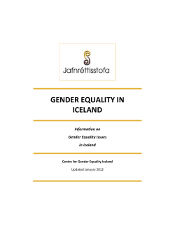 Gender Equality in Iceland