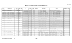 Permits Issued with Contractor