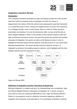 Integration Literature Review