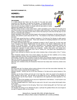 THE ODYSSEY by HOMER