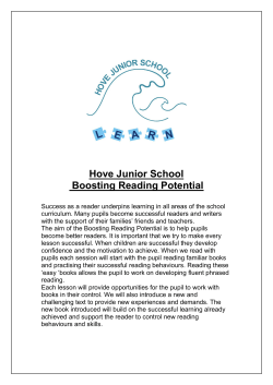 Parent Guide to Boosting Reading Potential