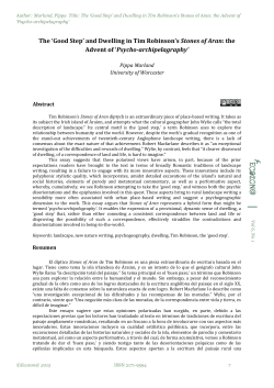 Psycho-archipelagraphy