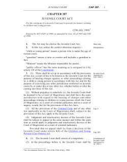 Cap. 287 - Laws of Malta