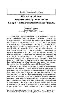 IBM and its Imitators - The Business History Conference